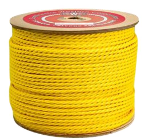 Buy Polypropylene 3 Strand Industrial 18 mm Ropes Multiple Colours 4810 kg  online at best rates in India