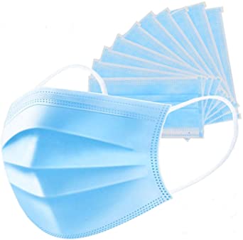 KINGFA Disposable Respirator Meltblown Non Woven Nose Masks Standard THREE LAYER MASK Blue_0