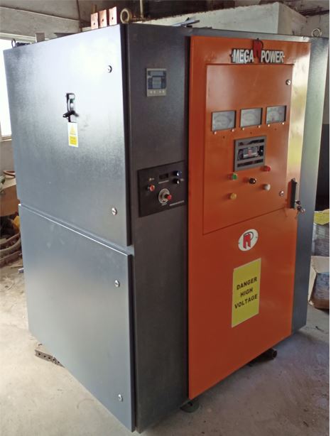 MEGA POWER 2500 kg/hr Induction Heating Furnace 1100 deg C Brass, Copper_2