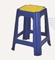 Stools Household Pepsi Blue and Yellow_0