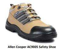 Allen Cooper AC-9005 Buff Nubuck Leather Steel Toe Safety Shoes Brown_0