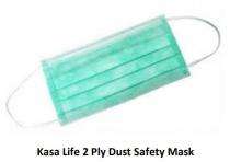 Kasa Life Respirator Non Woven Nose Masks Standard Green_0