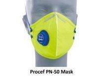 Procef Respirator Non Woven Nose Masks Standard PN-50 Yellow_0