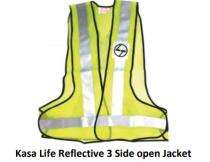 Kasa Life Fabric, Mesh Safety Jackets L Reflective Green_0
