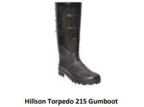 Hillson Torpedo 215 PVC Single Density Gumboots_0