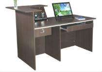 OFFICE SPACE Reception Office Tables Brown Wood_0