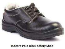 Indcare Polo Synthetic Leather Steel Toe Safety Shoes Black_0