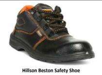 Hillson Beston Synthetic Leather Steel Toe Safety Shoes Black_0