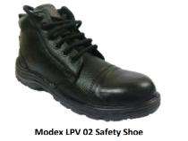 Modex LPV 02 Buff Leather Steel Toe Safety Shoes Black_0