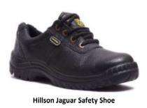 Hillson Jaguar Barton Print Leather Steel Toe Safety Shoes Black_0