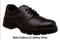 Bata Endura LC Barton Print Leather Steel Toe Safety Shoes Black_0