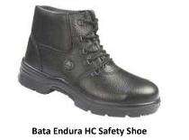 Bata Endura HC Barton Print Leather Steel Toe Safety Shoes Black_0