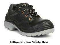 Hillson Nucleus Barton Print Leather Steel Toe Safety Shoes Black_0