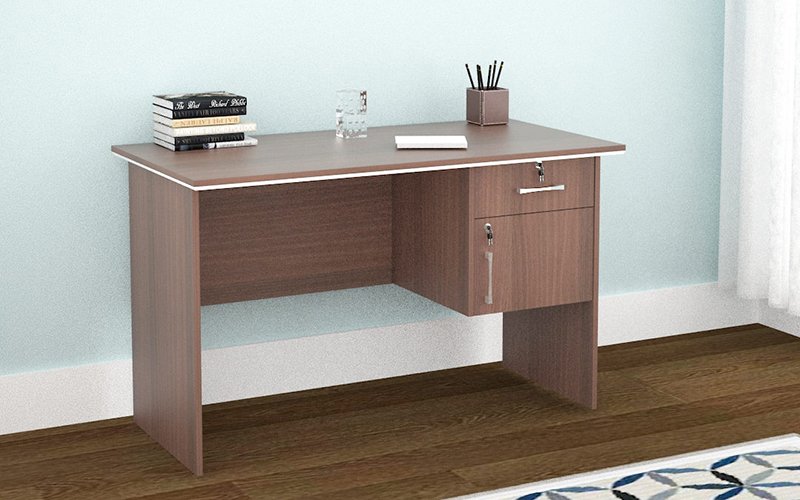 Computer Office Tables Brown Wooden_1