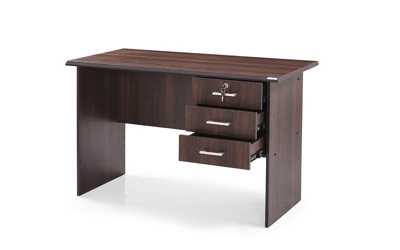 Computer Office Tables Brown Pre Laminated Particle Wood_2