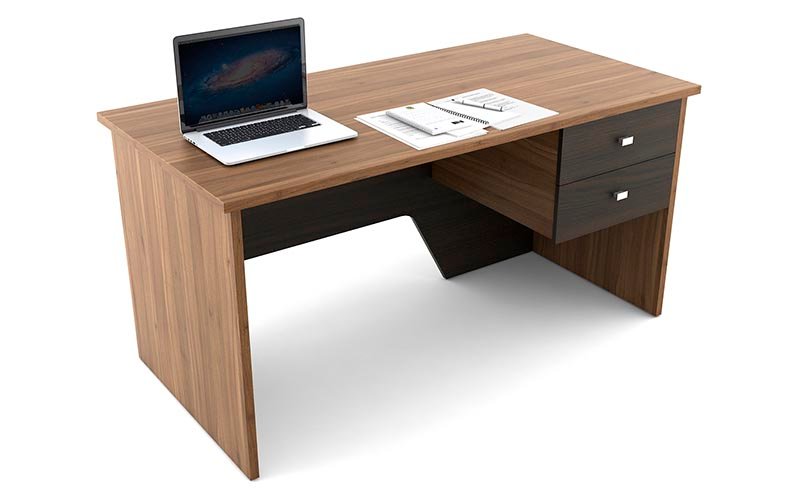Executive Office Tables Brown Pre Laminated Particle Wood_1