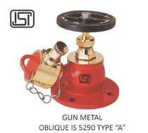 SWATI Gun Metal Oblique Flanged Hydrant Valves_0