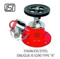 SWATI Stainless Steel Oblique Flanged Hydrant Valves_0