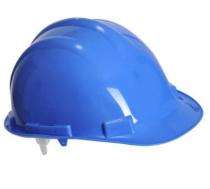 Metro HDPE Blue Air Ventilated Safety Helmets_0