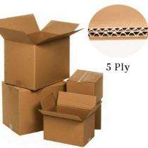 Shiv Shakti Printer 5 Ply 2 x 2 x 2 - 40 x 40 x 30 inch 7 - 15 kg Brown Corrugated Boxes_0