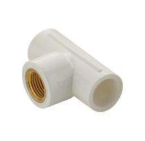 Dipson UPVC / Brass Equal Tees 1 inch_0
