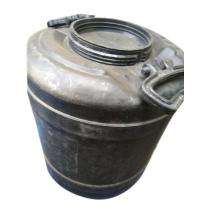 Plastic 20 L Round Black Oil, Water, Agricultural Cans_0