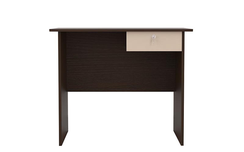 Computer Office Tables Dark Brown Pre Laminated Particle Wood_1