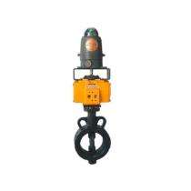 KARTAR 2 - 3 inch Motorized CI Butterfly Valves Flanged 8 - 12 bar_0