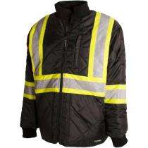 Polyester Safety Jackets S, M, L Full Sleeves Black_0