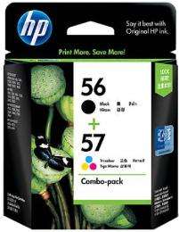 HP 56/57 Black, Tricolour Ink Cartridges_0