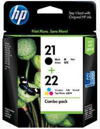 HP 21/22 Black, Tricolour Ink Cartridges_0