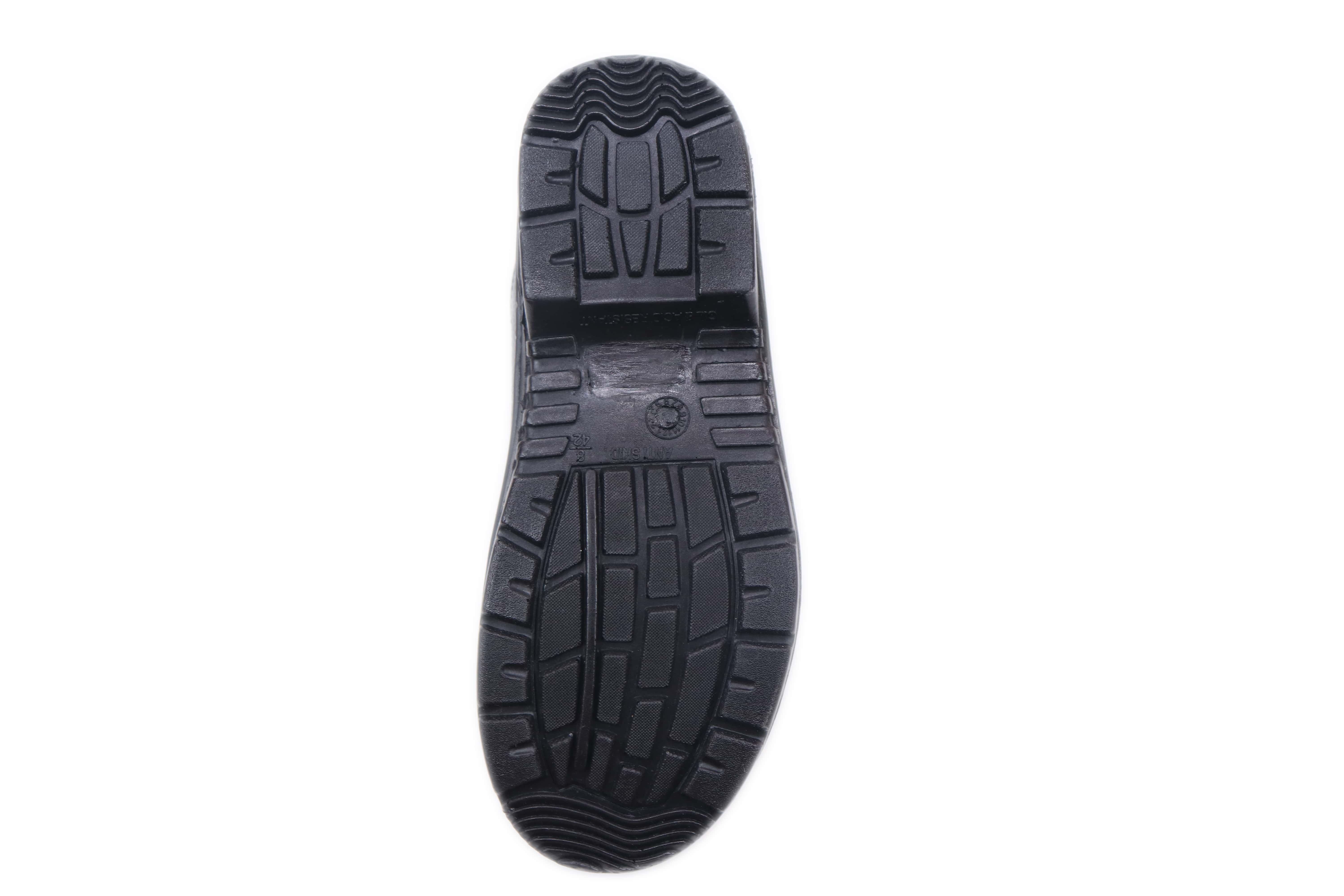 JBW THUNDER Real Leather Steel Toe Safety Shoes Black_3