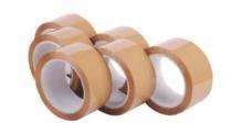 Quiktack Self Adhesive Tapes BOPP Brown 100 m_0