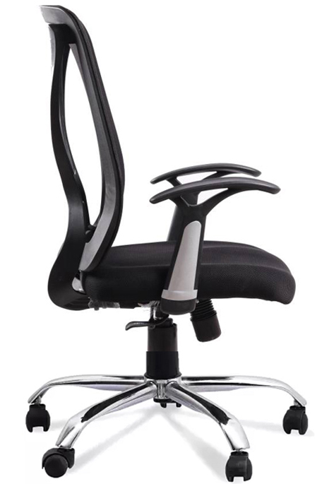 NGFC Revolving Black 480 x 540 x 990 mm High Quality Fiber Base Office Chairs_2