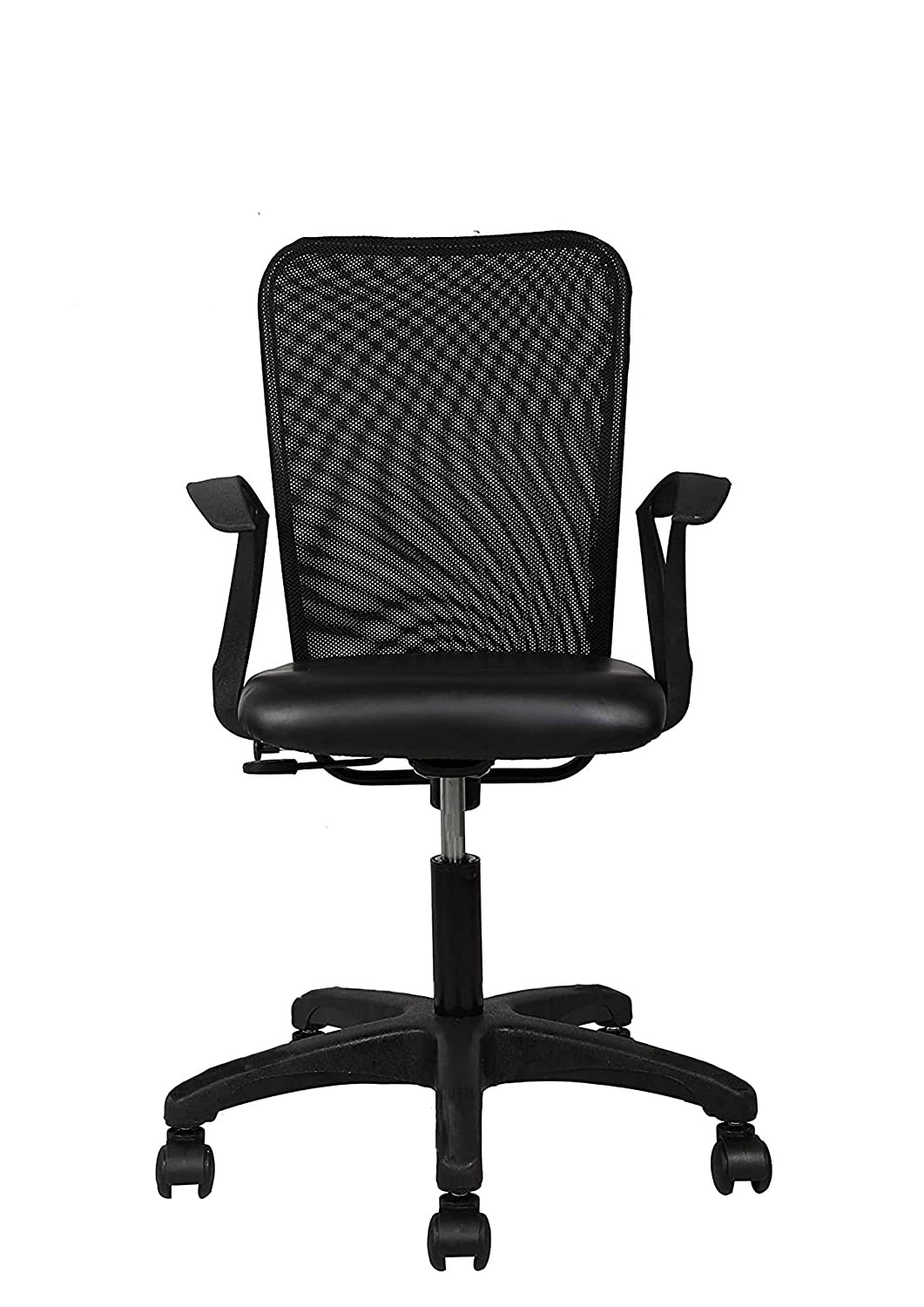 NGFC Revolving Black 480 x 510 x 930 mm Mesh Office Chairs_3
