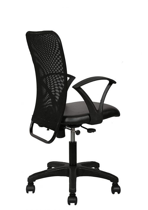 NGFC Revolving Black 480 x 510 x 930 mm Mesh Office Chairs_4