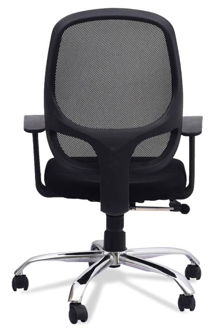 NGFC Revolving Black 430 x 500 x 970 mm Polypropylene Plastic Office Chairs_3