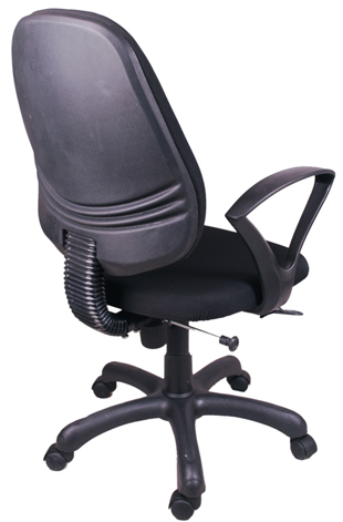 NGFC Revolving Black 400 x 520 x 970 mm Polyplastic Office Chairs_2