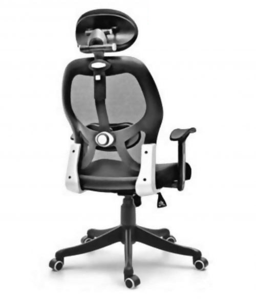 NGFC Revolving Black 360 x 510 x 1170 mm Fabric Office Chairs_1