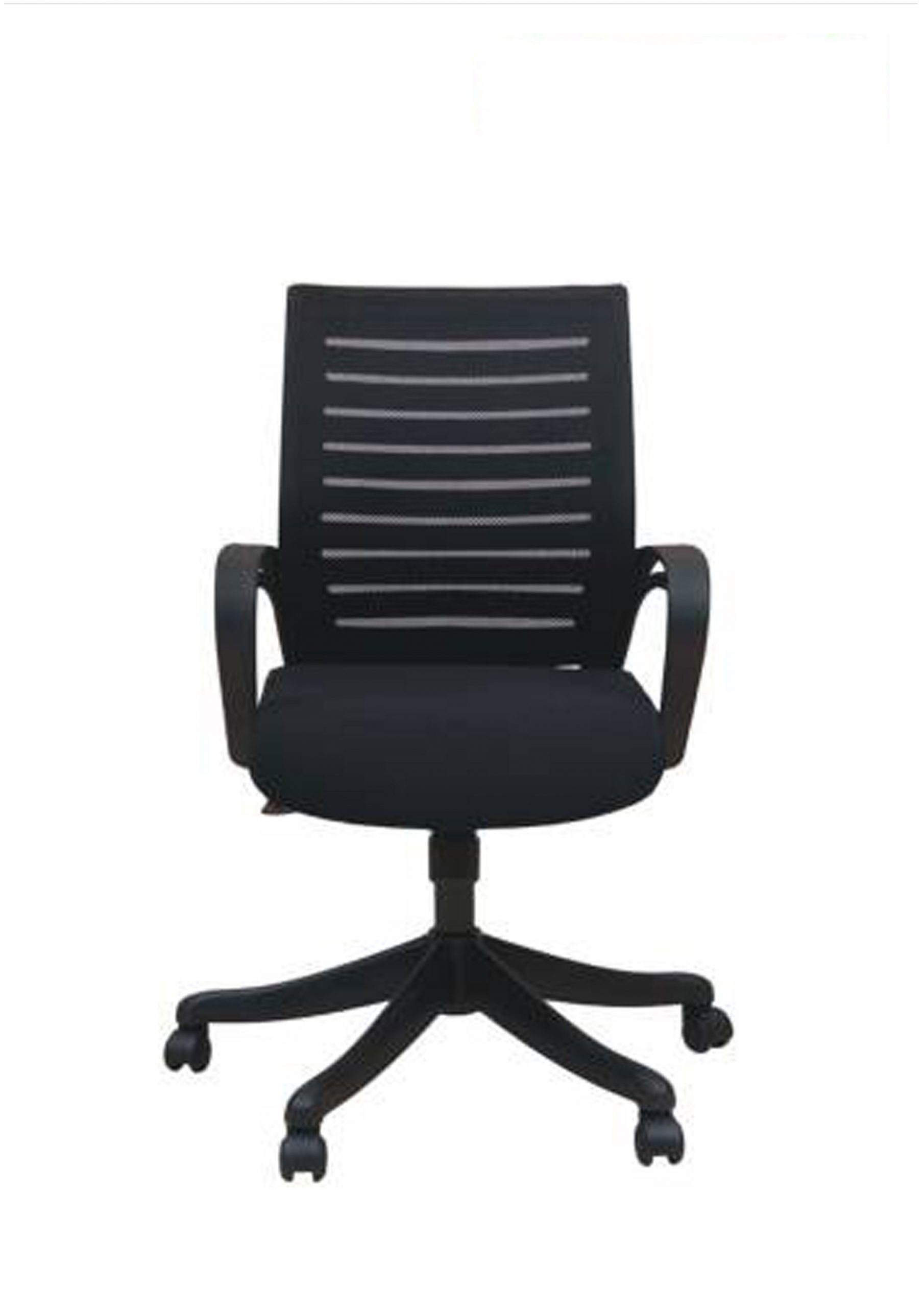NGFC Revolving Black 420 x 510 x 900 mm Fabric, Mesh, Plastic Office Chairs_1
