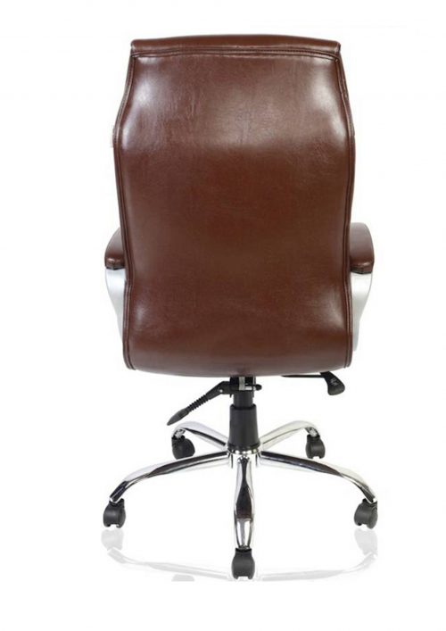 NGFC Revolving Brown 540 x 570 x 1260 mm Up-Down Gas Lift Movement Office Chairs_2