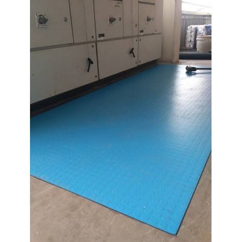 Vijay Rubber Product Floor Mats Electric Rubber (10 x 1) m x 3 mm Blue_2