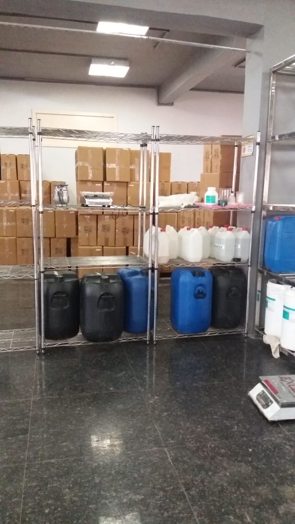 Rackwell Stainless Steel Angle Frame 4 Layers Industrial Racks 72 inch 36 x 18 inch_1