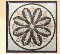 Welcome Luxurious 4 x 4 ft Brown Glossy Ceramic Tile_0