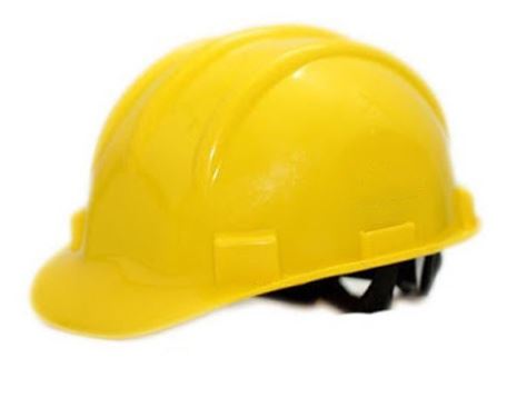 Plastic Yellow Modular Safety Helmets_0