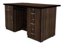Counter Office Tables Brown Wooden_0