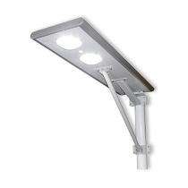 Geopower Warm White LED Galvanized Iron 120 Ah Solar Street Light_0