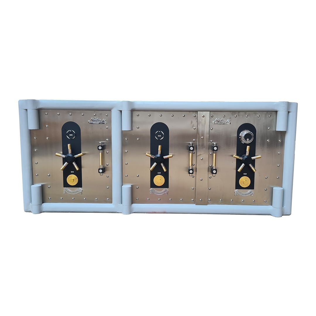 Netaji Stainless Steel Combination Safety Lockers (24x42x24) - (36x84x30) inch Fireproof Counter_2