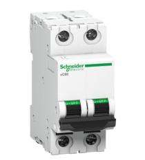 Schneider Electric A9N2P63B Double Pole 63 A B Curve MCB_0