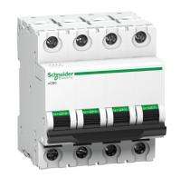 Schneider Electric A9N4P32B Four Pole 32 A B Curve MCB_0